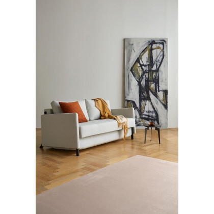 Innovation Living Cubed Queen Size Sofa Bed with Arms - 525 Mixed Dance Light Blue