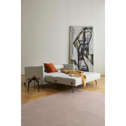Innovation Living Cubed Queen Size Sofa Bed with Arms - 525 Mixed Dance Light Blue