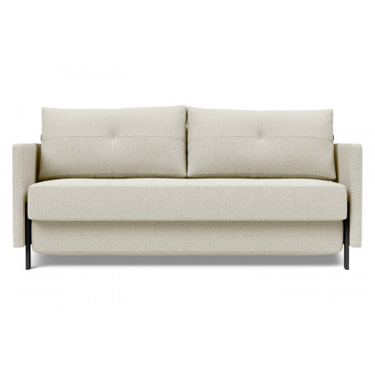 Innovation Living Cubed Queen Size Sofa Bed with Arms - 527 Mixed Dance Natural