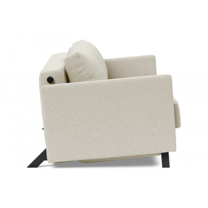 Innovation Living Cubed Queen Size Sofa Bed with Arms - 527 Mixed Dance Natural