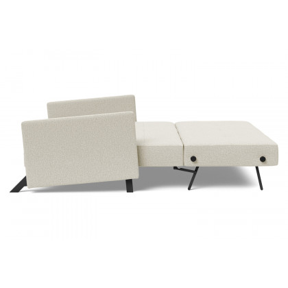 Innovation Living Cubed Queen Size Sofa Bed with Arms - 527 Mixed Dance Natural