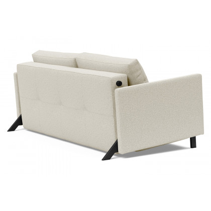 Innovation Living Cubed Queen Size Sofa Bed with Arms - 527 Mixed Dance Natural