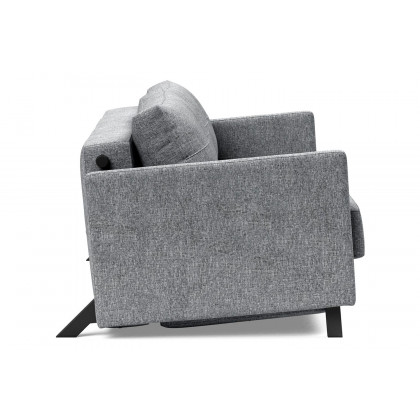 Innovation Living Cubed Queen Size Sofa Bed with Arms - 565 Twist Granite