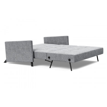 Innovation Living Cubed Queen Size Sofa Bed with Arms - 565 Twist Granite