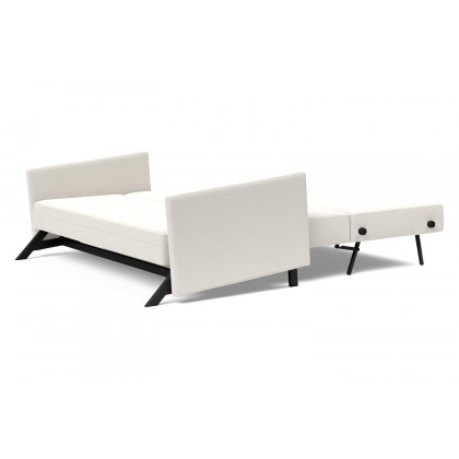 Innovation Living Cubed Queen Size Sofa Bed with Arms - 574 Vivus Dusty Off White