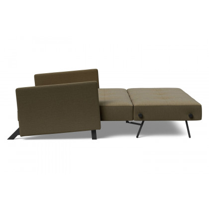 Innovation Living Cubed Queen Size Sofa Bed with Arms - 575 Vivus Dusty Olive