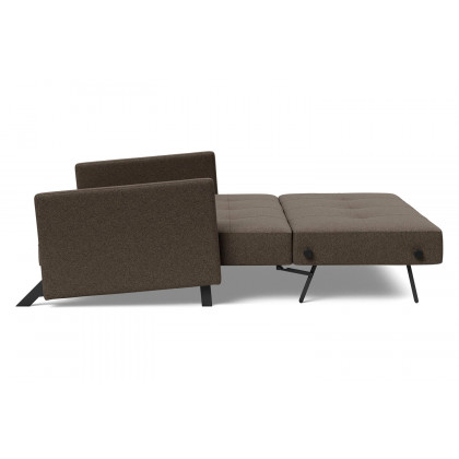 Innovation Living Cubed Queen Size Sofa Bed with Arms - 578 Kenya Taupe