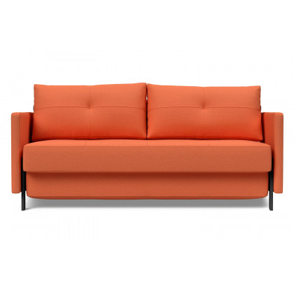 Innovation Living Cubed Queen Size Sofa Bed with Arms - 581 Argus Rust