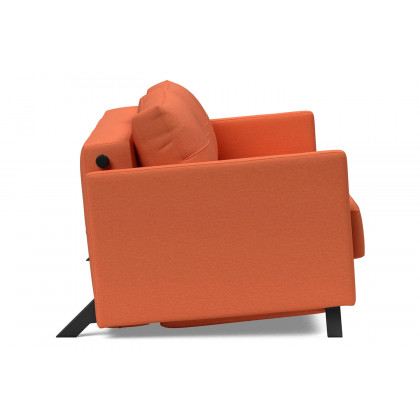 Innovation Living Cubed Queen Size Sofa Bed with Arms - 581 Argus Rust