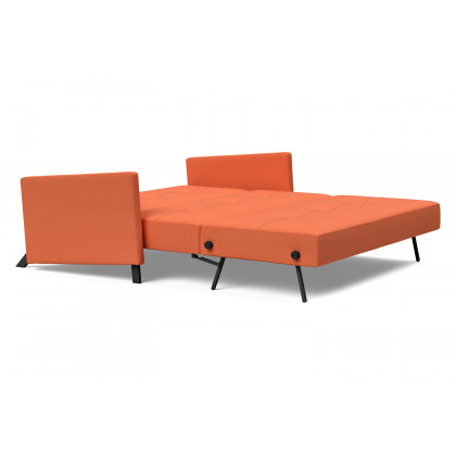 Innovation Living Cubed Queen Size Sofa Bed with Arms - 581 Argus Rust