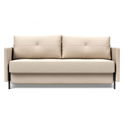 Innovation Living Cubed Queen Size Sofa Bed with Arms - 584 Argus Natural