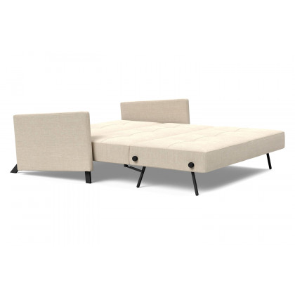 Innovation Living Cubed Queen Size Sofa Bed with Arms - 586 Phobos Latte