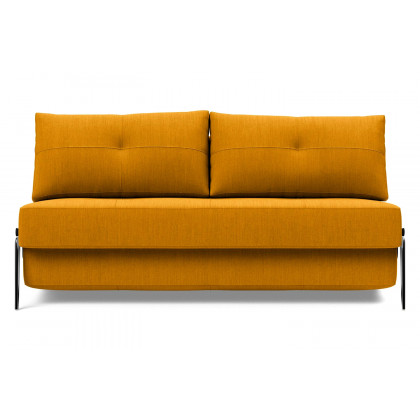 Innovation Living Cubed Queen Size Sofa Bed with Alu Legs - 507 Elegance Burned Curry