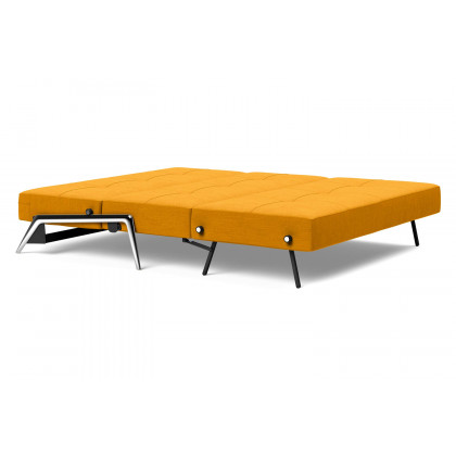 Innovation Living Cubed Queen Size Sofa Bed with Alu Legs - 507 Elegance Burned Curry