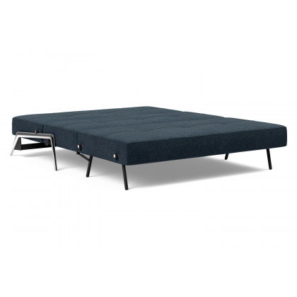 Innovation Living Cubed Queen Size Sofa Bed with Alu Legs - 515 Nist Blue