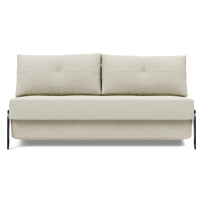Innovation Living Cubed Queen Size Sofa Bed with Alu Legs - 527 Mixed Dance Natural
