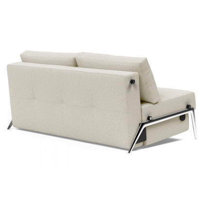 Innovation Living Cubed Queen Size Sofa Bed with Alu Legs - 527 Mixed Dance Natural