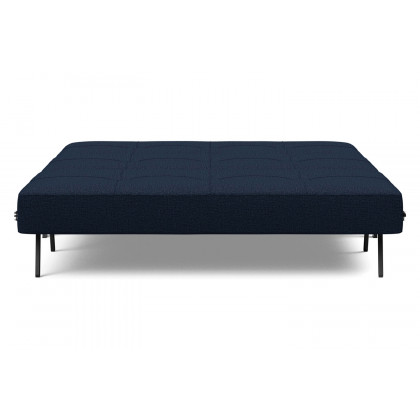 Innovation Living Cubed Queen Size Sofa Bed with Chrome Legs - 528 Mixed Dance Blue