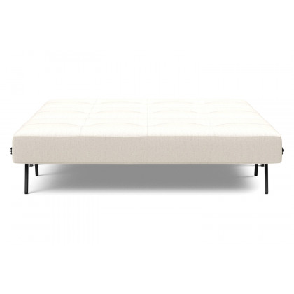 Innovation Living Cubed Queen Size Sofa Bed with Chrome Legs - 531 Bouclé Off White