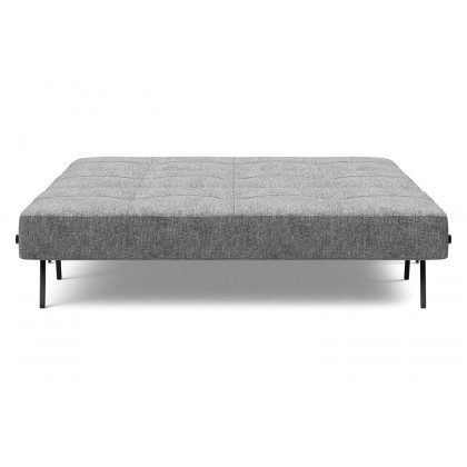 Innovation Living Cubed Queen Size Sofa Bed with Alu Legs - 563 Twist Charcoal