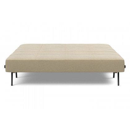 Innovation Living Cubed Queen Size Sofa Bed with Dark Wood Legs - 571 Vivus Dusty Sand