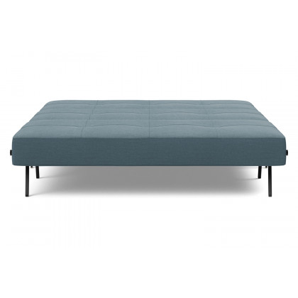 Innovation Living Cubed Queen Size Sofa Bed with Alu Legs - 573 Vivus Dusty Blue
