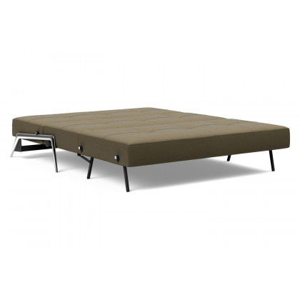 Innovation Living Cubed Queen Size Sofa Bed with Alu Legs - 575 Vivus Dusty Olive