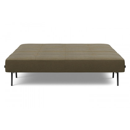 Innovation Living Cubed Queen Size Sofa Bed with Alu Legs - 575 Vivus Dusty Olive
