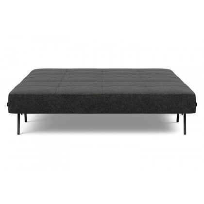 Innovation Living Cubed Queen Size Sofa Bed with Alu Legs - 577 Kenya Dark Gray