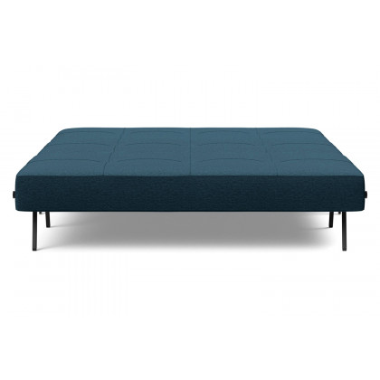 Innovation Living Cubed Queen Size Sofa Bed with Alu Legs - 580 Argus Navy Blue