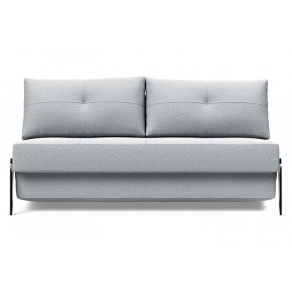 Innovation Living Cubed Queen Size Sofa Bed with Alu Legs - 583 Argus Gray