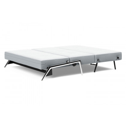 Innovation Living Cubed Queen Size Sofa Bed with Alu Legs - 583 Argus Gray