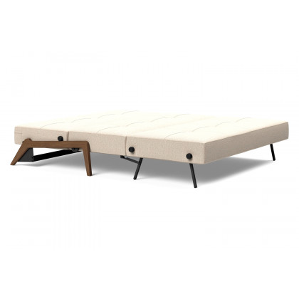 Innovation Living Cubed Queen Size Sofa Bed with Dark Wood Legs - 584 Argus Natural