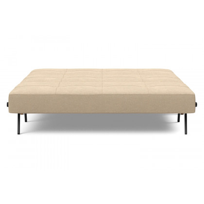 Innovation Living Cubed Queen Size Sofa Bed with Dark Wood Legs - 587 Phobos Mocha