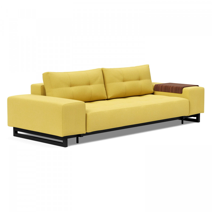 Innovation Living Grand D.E.L Sofa Bed - 554 Soft Mustard Flower