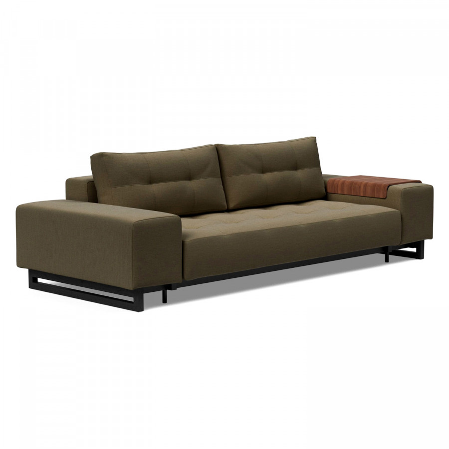 Innovation Living Grand D.E.L Sofa Bed - 575 Vivus Dusty Olive
