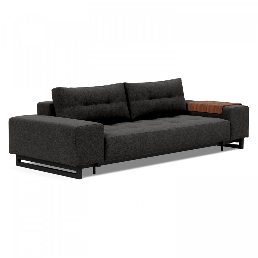 Innovation Living Grand D.E.L Sofa Bed - 577 Kenya Dark Gray