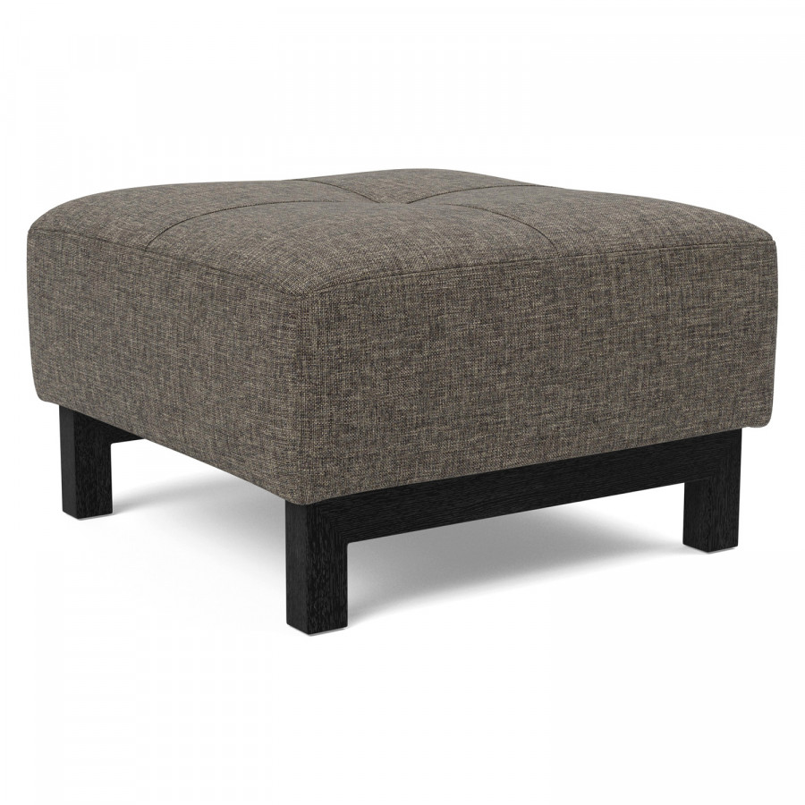 Innovation Living Grand D.E.L. Ottoman - 216 Flashtex Dark Gray