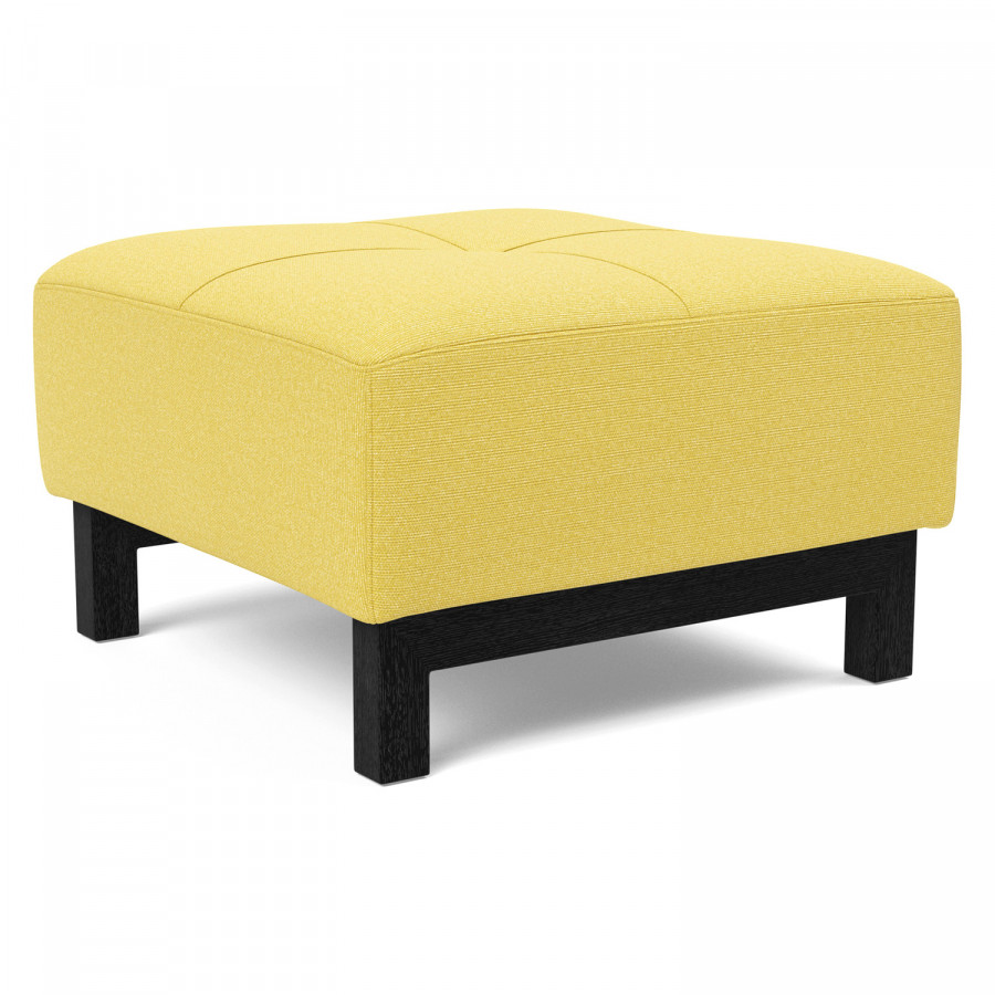 Innovation Living Grand D.E.L. Ottoman - 554 Soft Mustard Flower