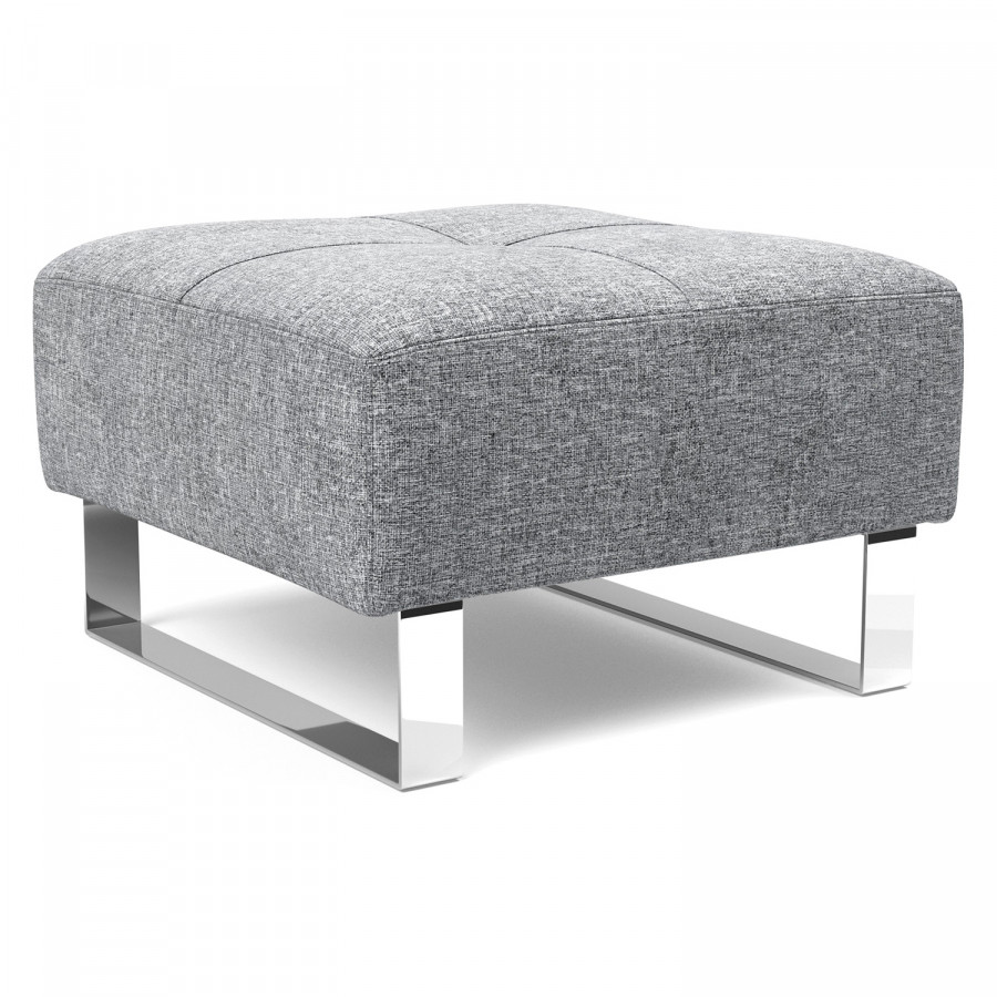 Innovation Living Supremax/Cassius D.E.L. ottoman - 565 Twist Granite
