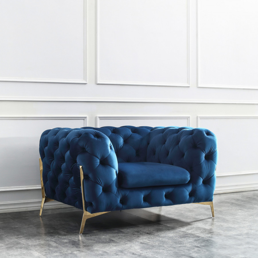 J&M - Glamour Chair in Blue