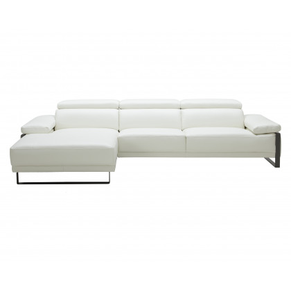 J&M Fleurier Sectional - Left Hand Facing, White
