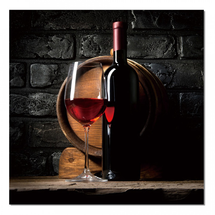 J&M - Wall Art Wine in Multicolor