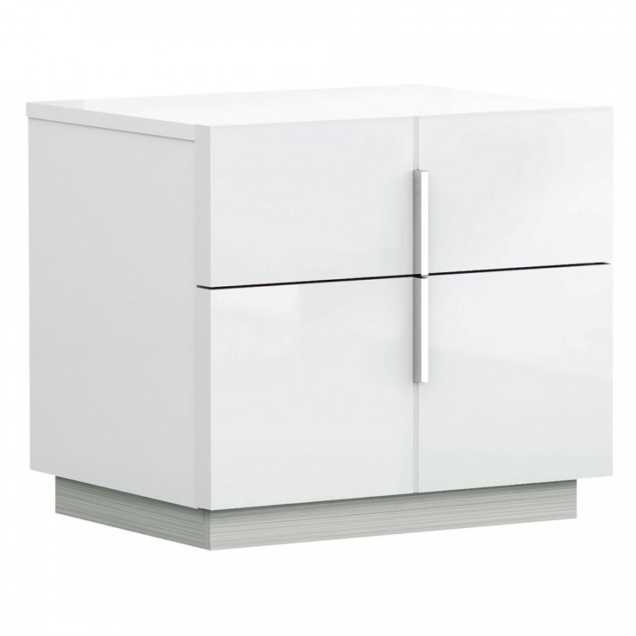 J&M - Oslo Nightstand in White