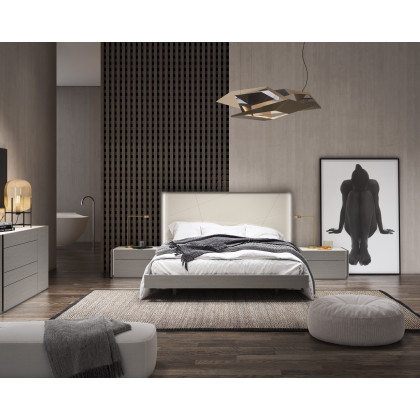 J&M Sintra King Bed - Gray