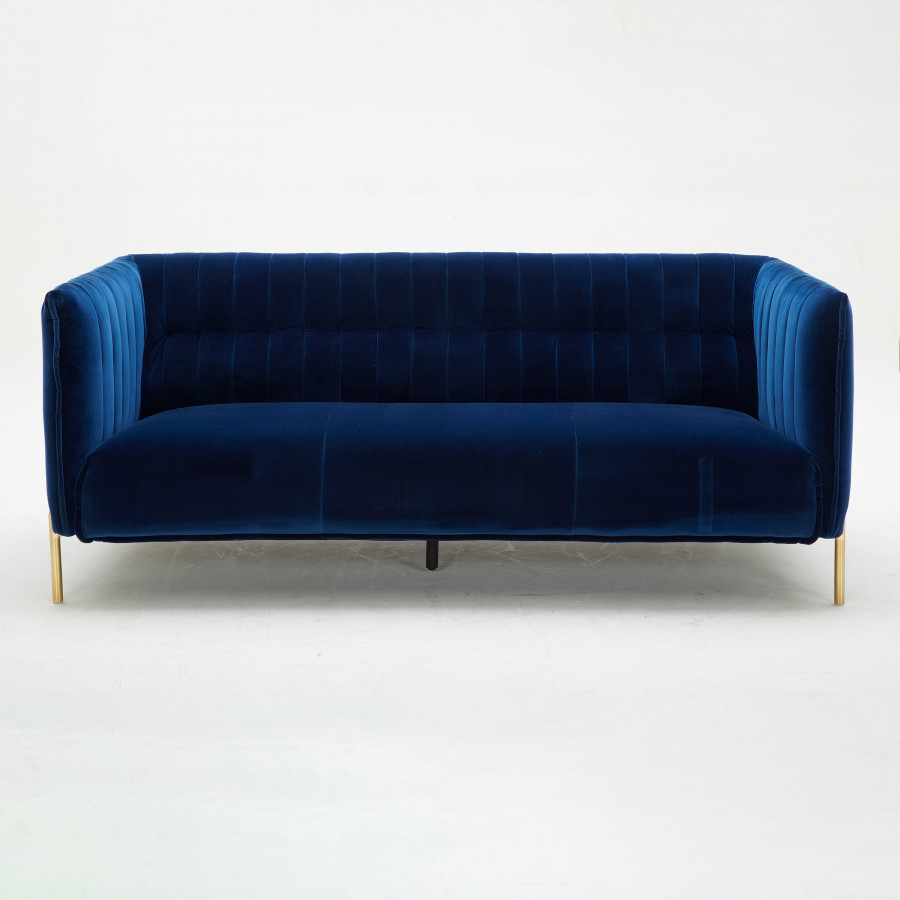 J&M Deco Sofa - Blue, Fabric