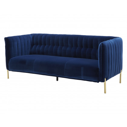 J&M Deco Sofa - Blue, Fabric