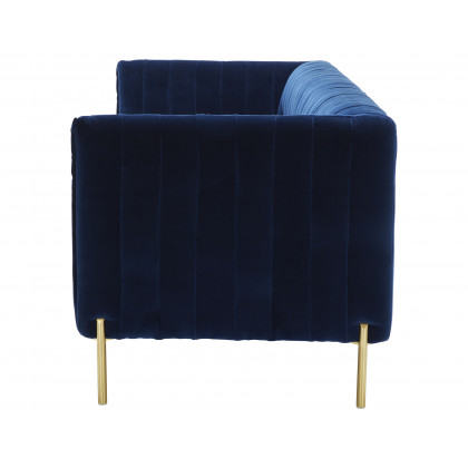 J&M Deco Sofa - Blue, Fabric