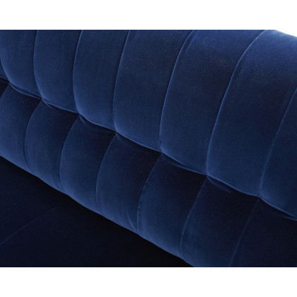 J&M Deco Sofa - Blue, Fabric