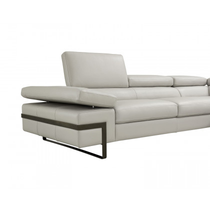 J&M I867 Sectional - Left Hand Facing Chaise, Light Gray